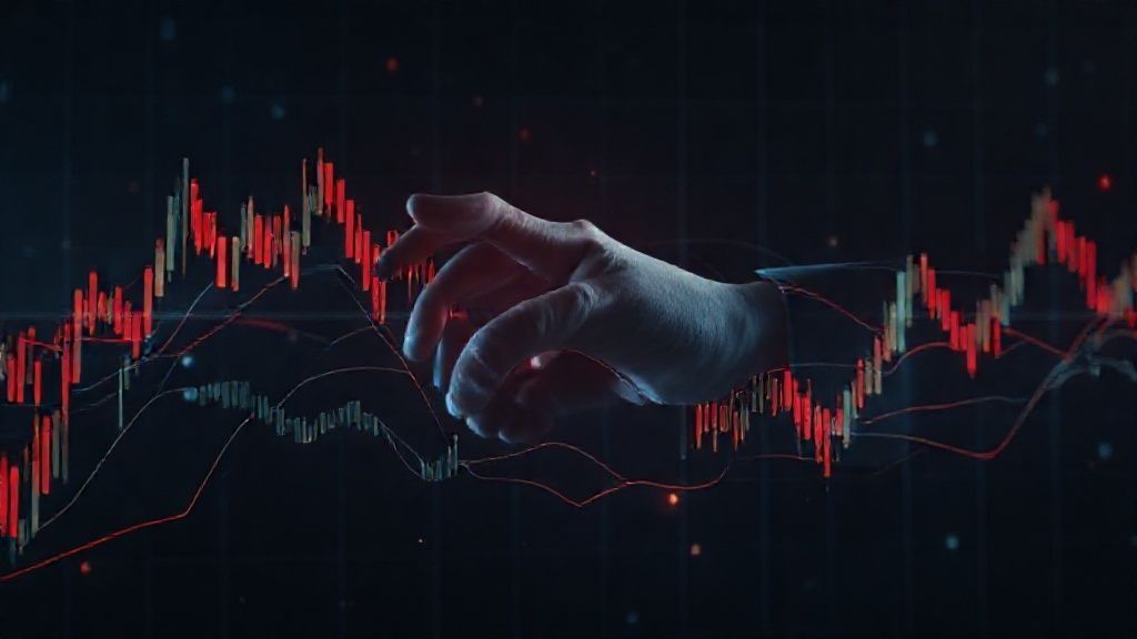Grafik trading dengan divergensi palsu RSI/MACD dan jejak Smart Money