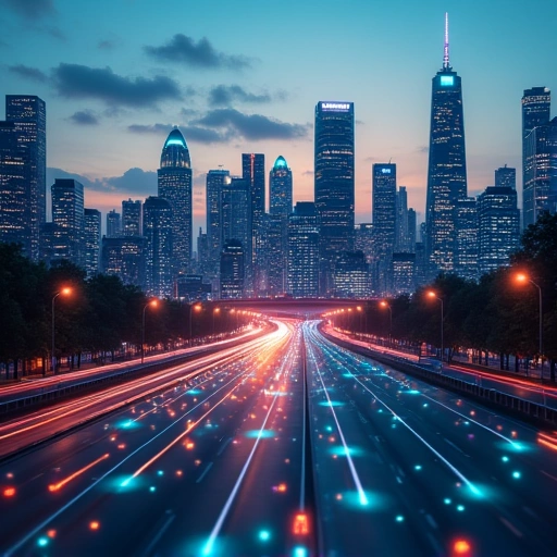 Mata-Mata di Setiap Sudut: Panduan Lengkap Teknologi Smart City Membangun Profil Digital Akurat & Mengontrol Masa Depan Anda 2 Pemandangan kota cerdas futuristik dengan jaringan data yang terhubung, merepresentasikan pengawasan digital dan profil akurat.