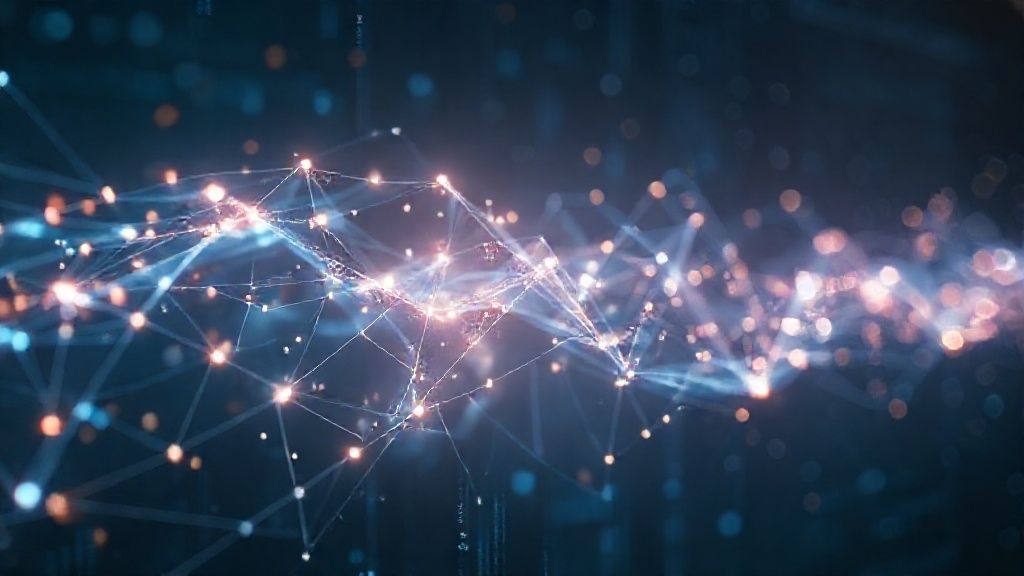 Panduan Ultimate: Mengungkap 'The Ghost in the Machine' – Bagaimana Blockchain Mengamankan Kepemilikan & Keaslian Konten AI yang Tak Terlihat 1 Ilustrasi Konseptual Blockchain Mengungkap Kepemilikan Konten AI