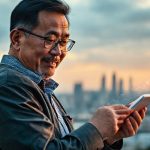 Ilustrasi strategi penarikan dana pensiun dinamis di tengah inflasi dan volatilitas pasar