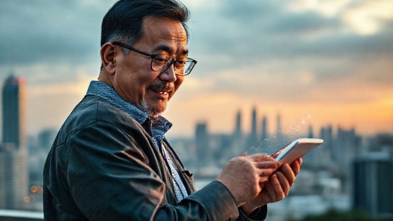 Ilustrasi strategi penarikan dana pensiun dinamis di tengah inflasi dan volatilitas pasar